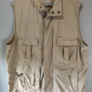 Men's Tan Travelsmith Vest
